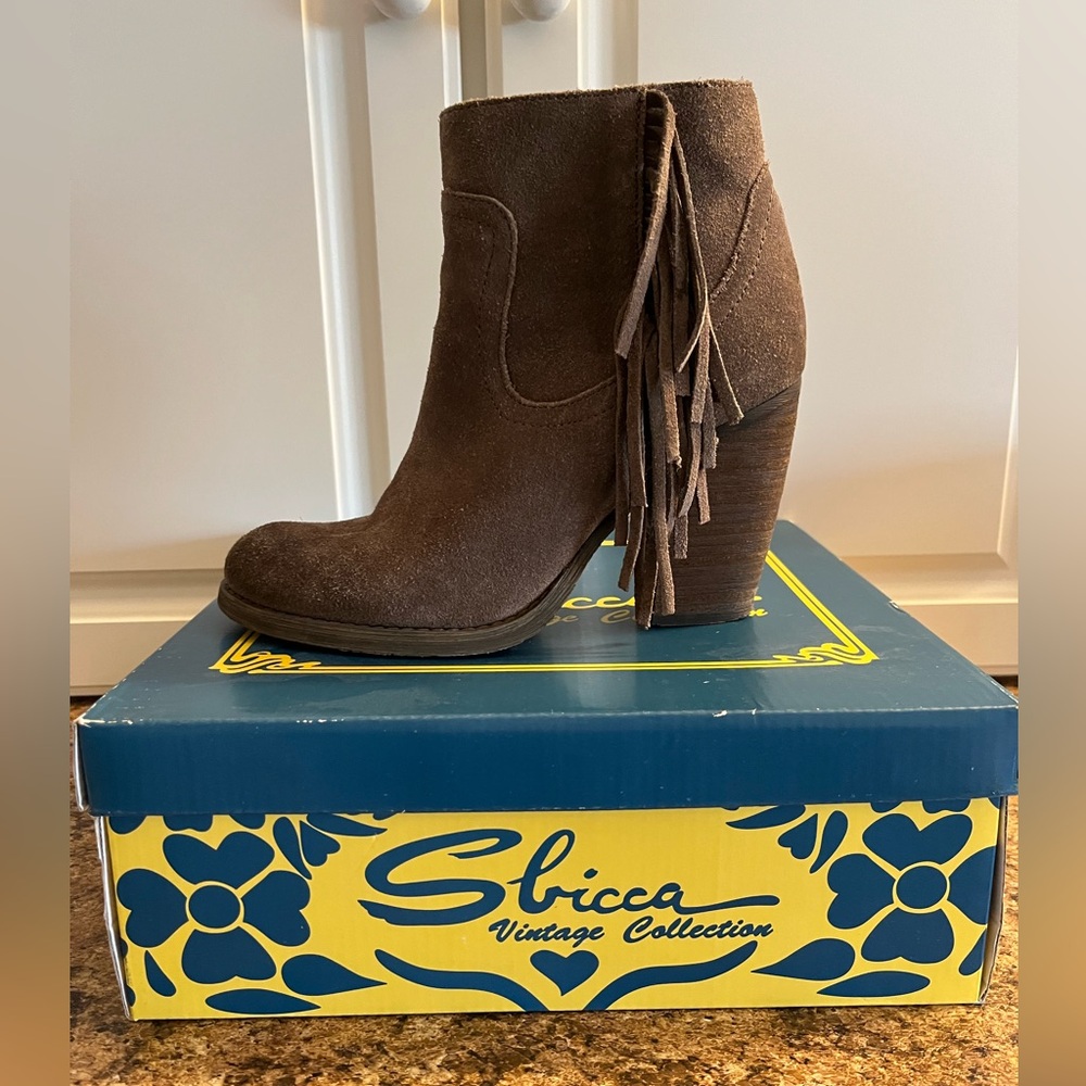 Sbicca Vintage Collection Ankle Boots- Size 7.5
